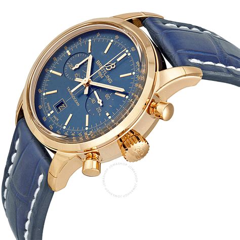 breitling transocean blue gold|breitling transocean chrono.